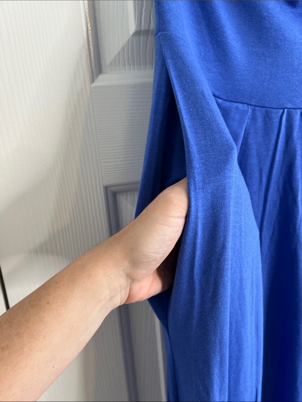 NWT Kiya Tomlin Amparo Blue wide leg pleated pants & sleeveless top set - Picture 13 of 14